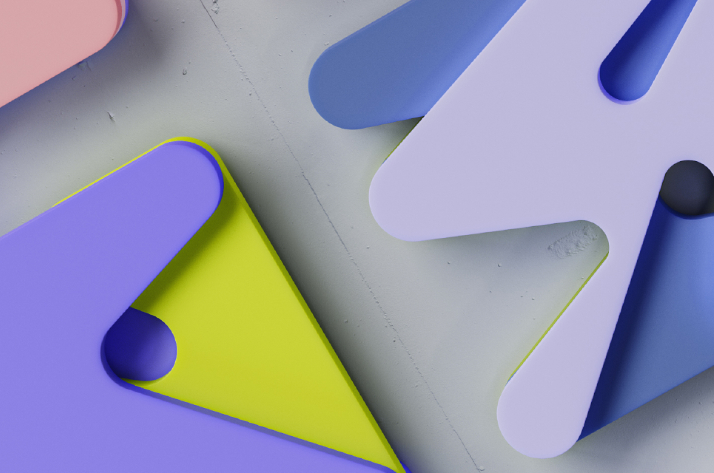 Former som ligger oppå hverandre